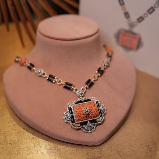 Aurora Coral Necklace