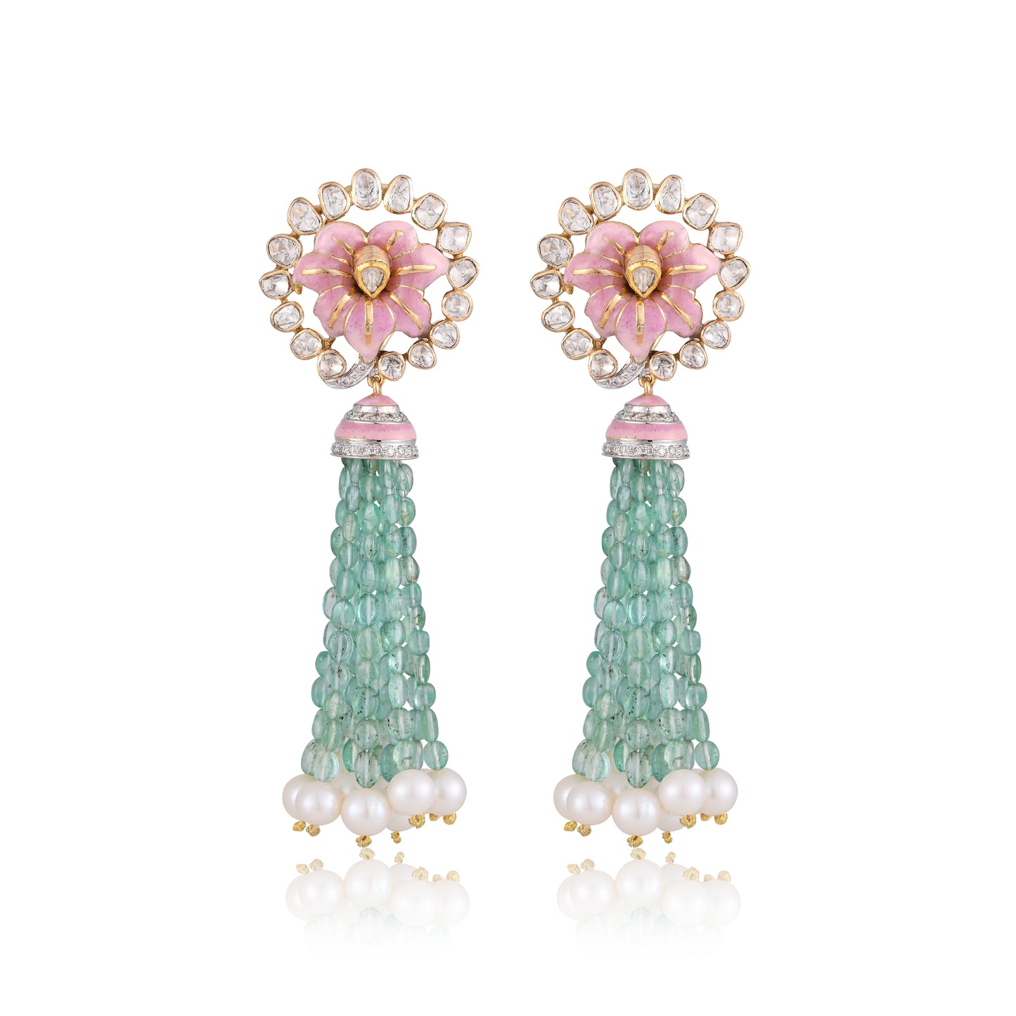 FLORAL FOUNTAIN EARRINGS