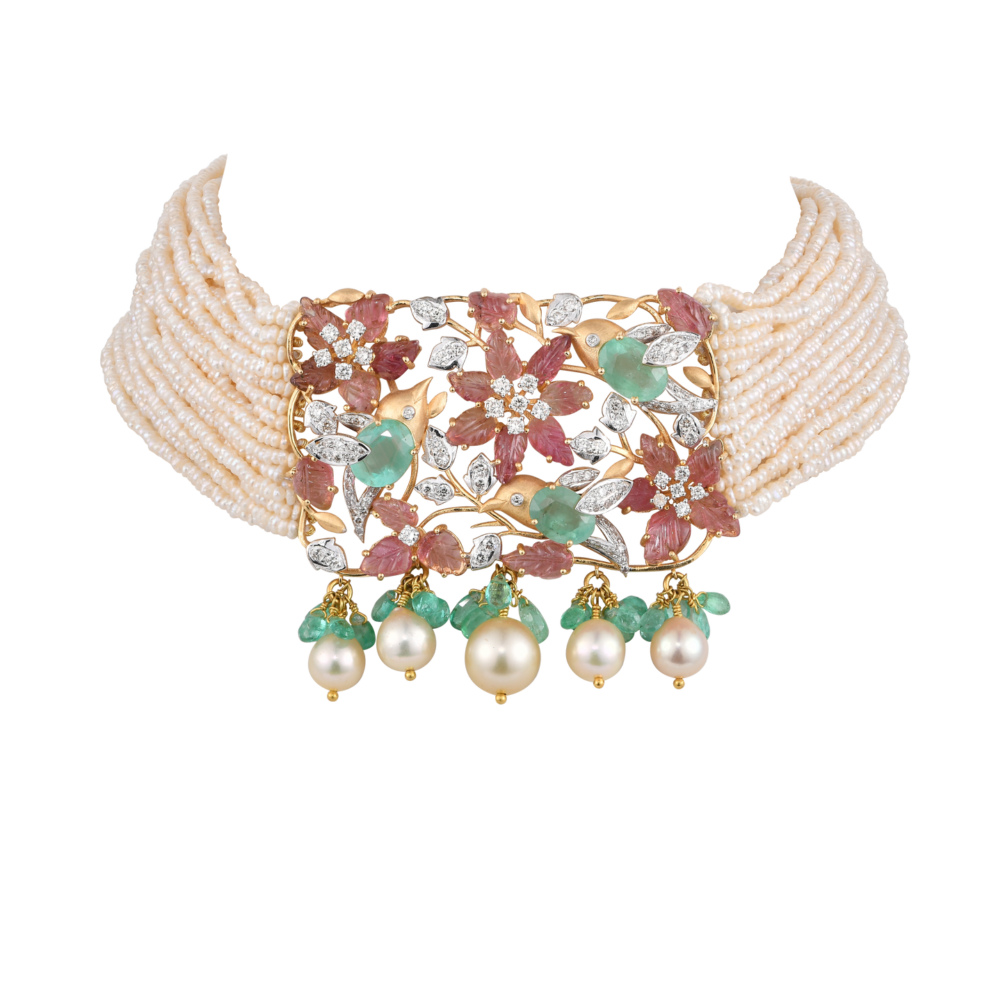 BIRDS HOUSE NECKLACE