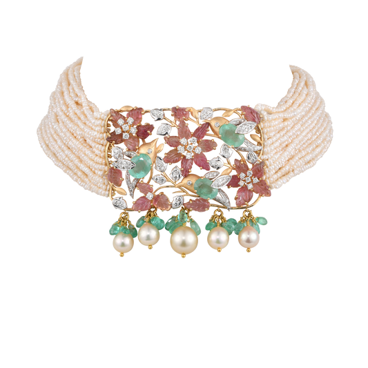 BIRDS HOUSE NECKLACE