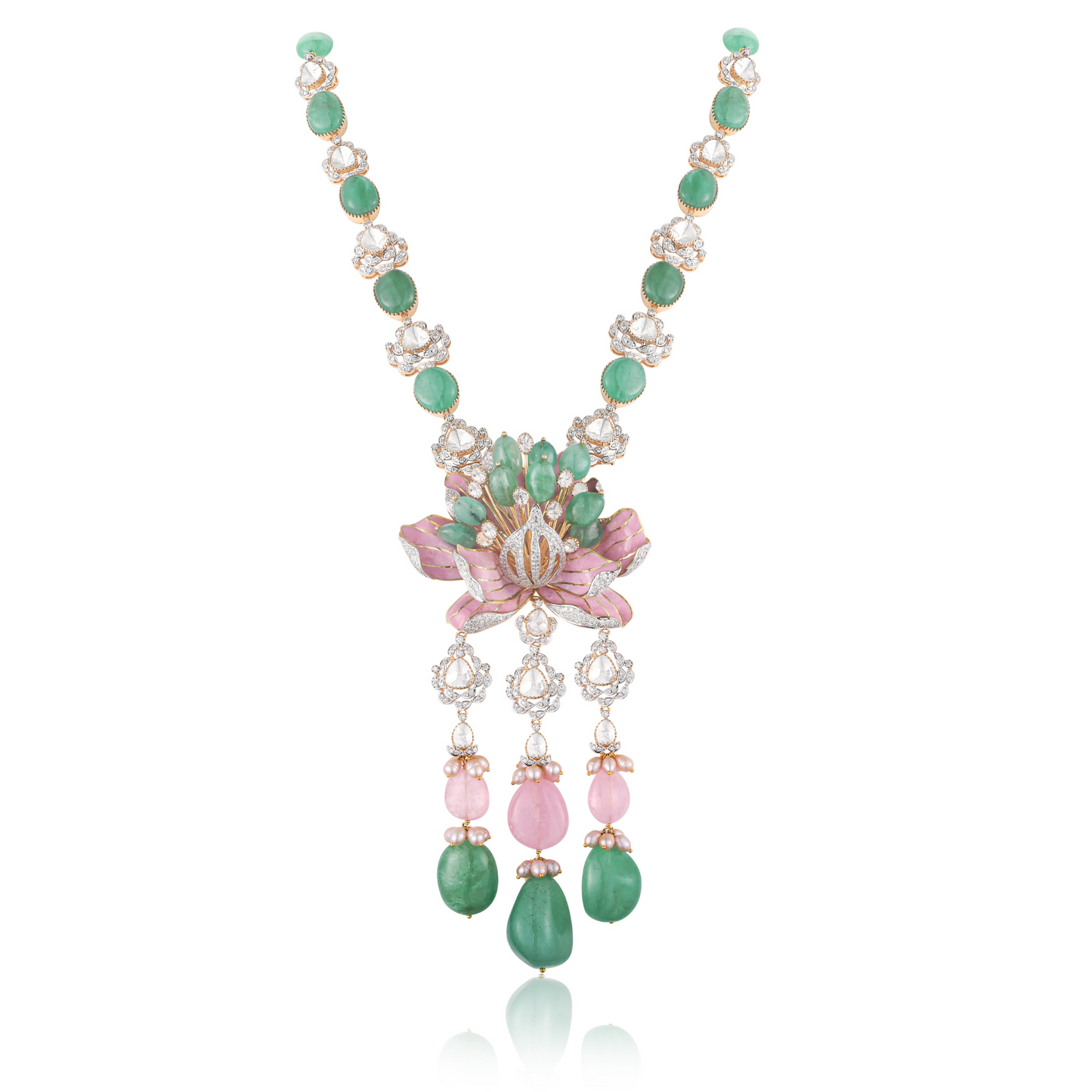 GLIDED GARDEN NECKLACE