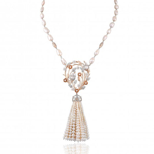 BIRDS OF SAME FEATHER FLOCK TOGETHER NECKPIECE