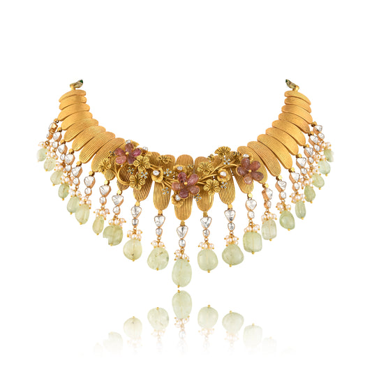 Floral Gold Necklace