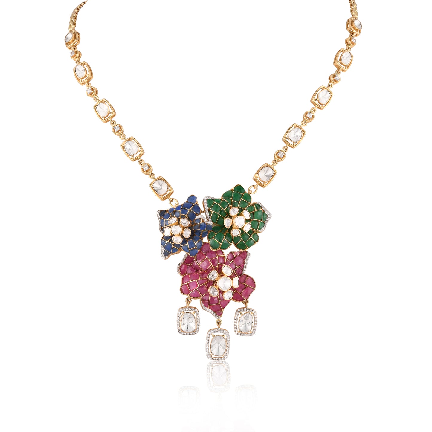 TRICOLOR ROYALE NECKLACE