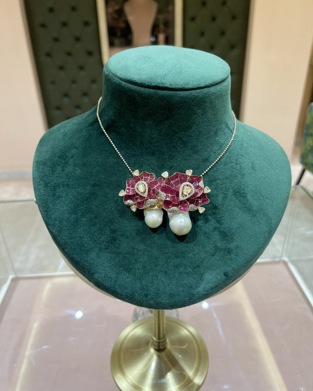 Flower Brooch cum Pendant