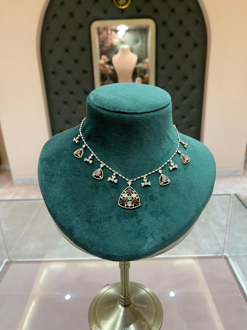 Multi Tourmaline Neckchain